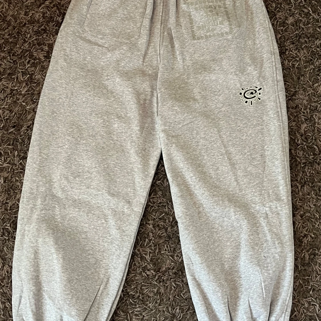 Gray ADWYSD sweatpants - 1