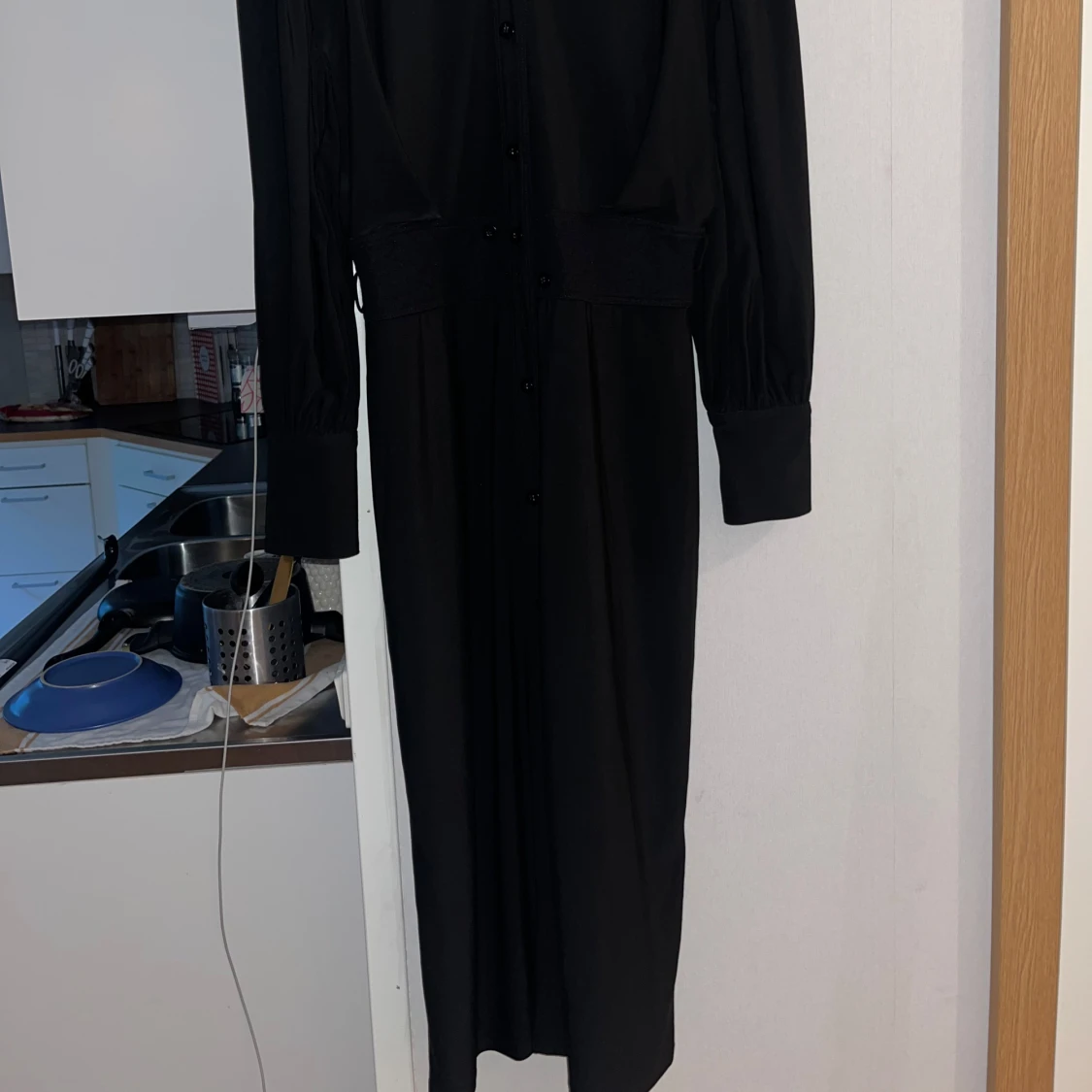 Svart långklänning från Zara - 1