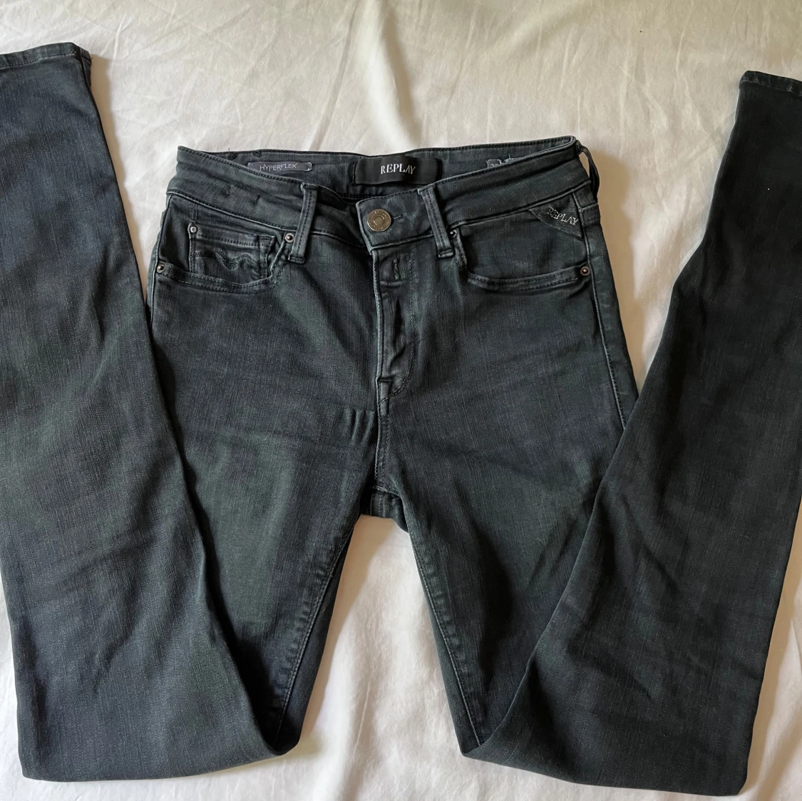 Replay Hyperflex svarta skinny jeans