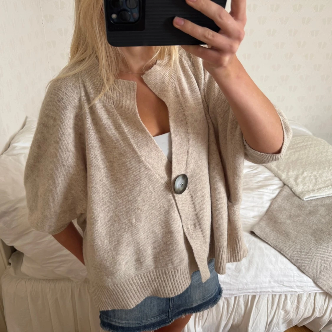 Beige kofta / poncho - 2