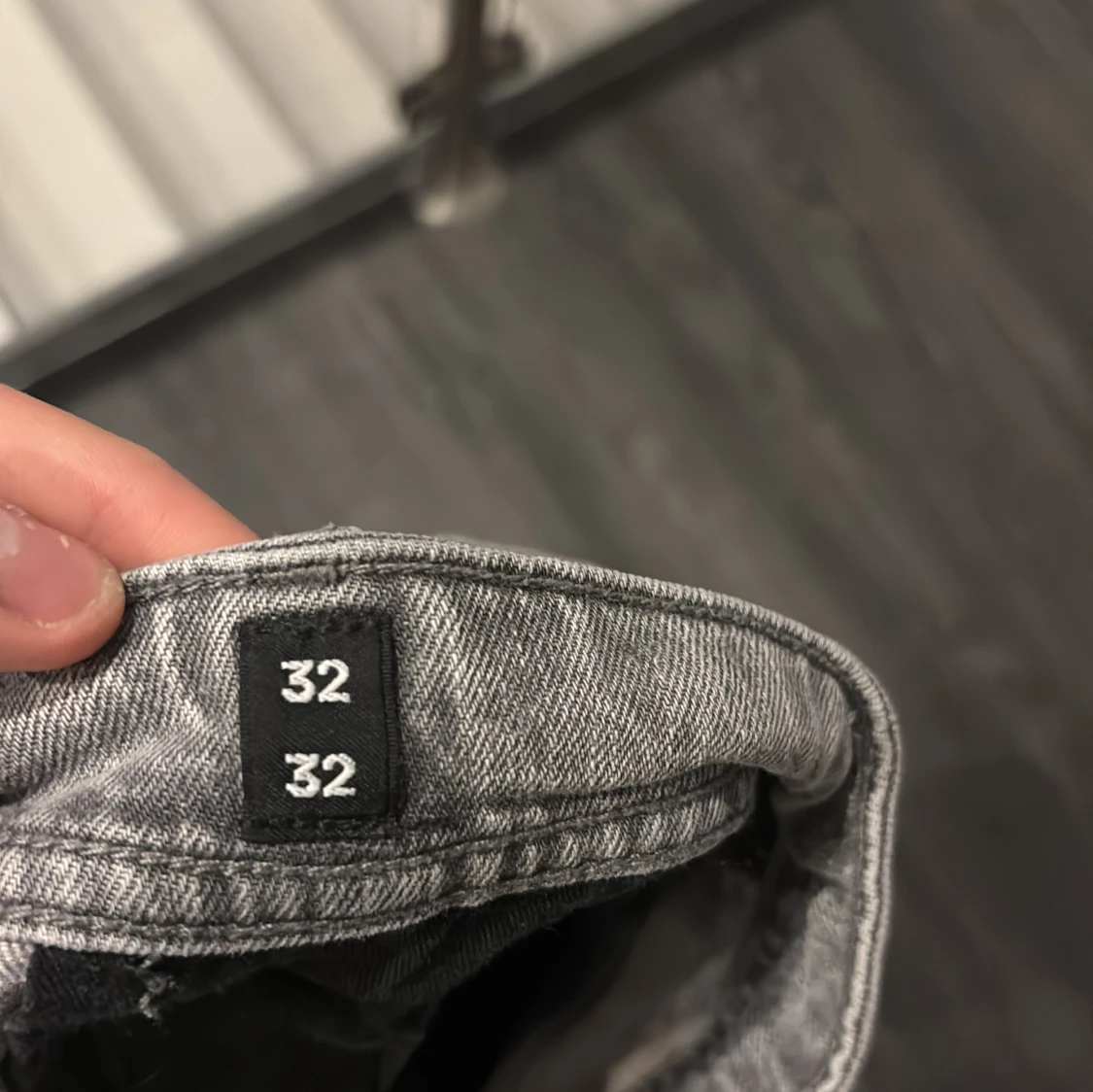 Grå tapered jeans Tapered/Mike 32/32 - 2