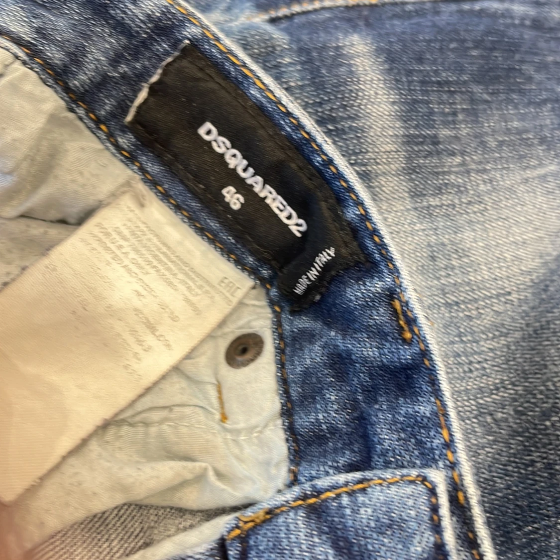 Dsquared2 blå slim fit, stl 46 - 3