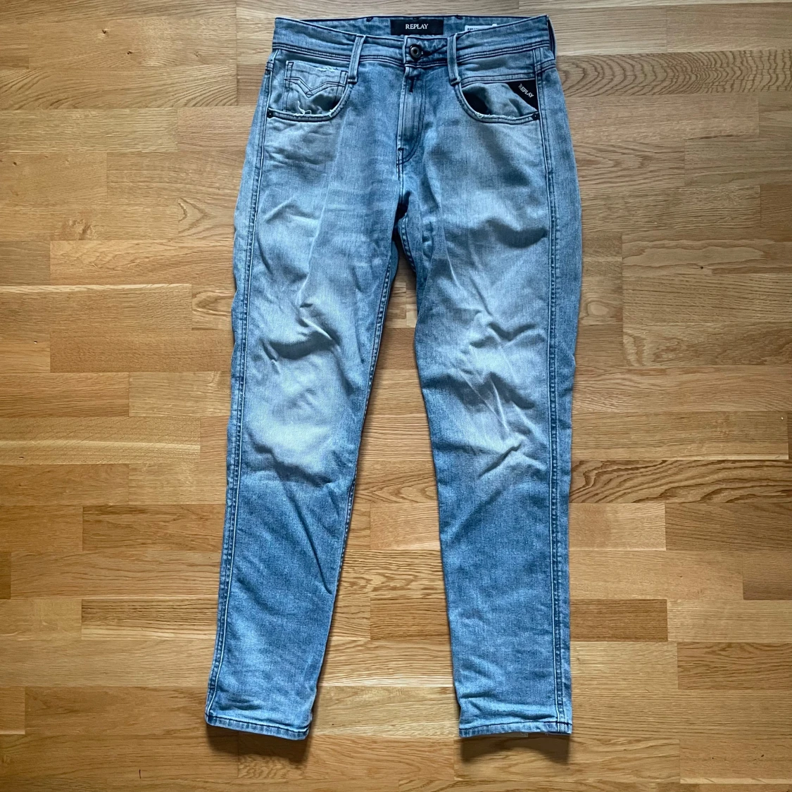 Replay Anbass ljusblå slim jeans w28 l30 - 3