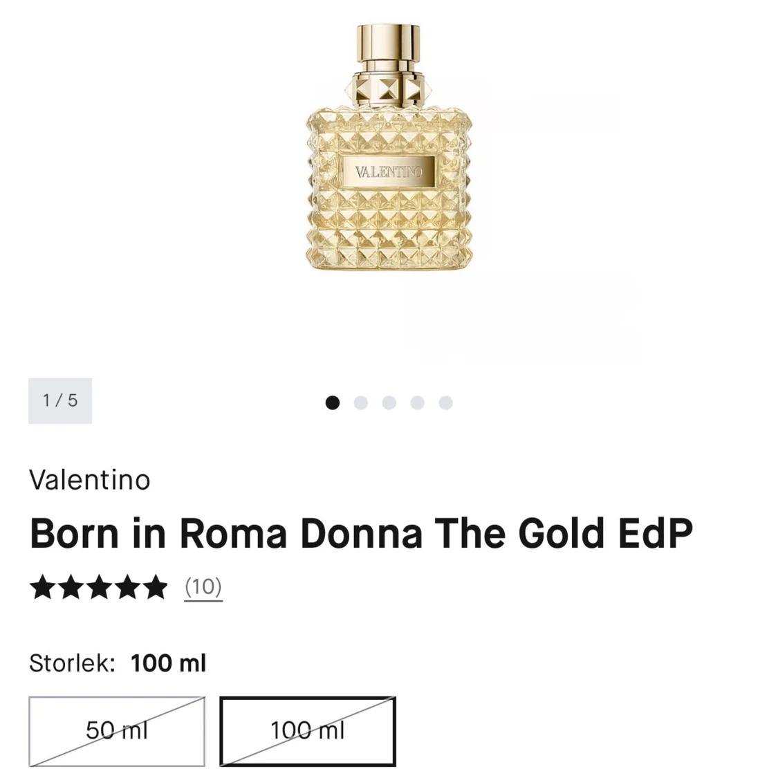 Valentino Born in Roma Donna The Gold - 3