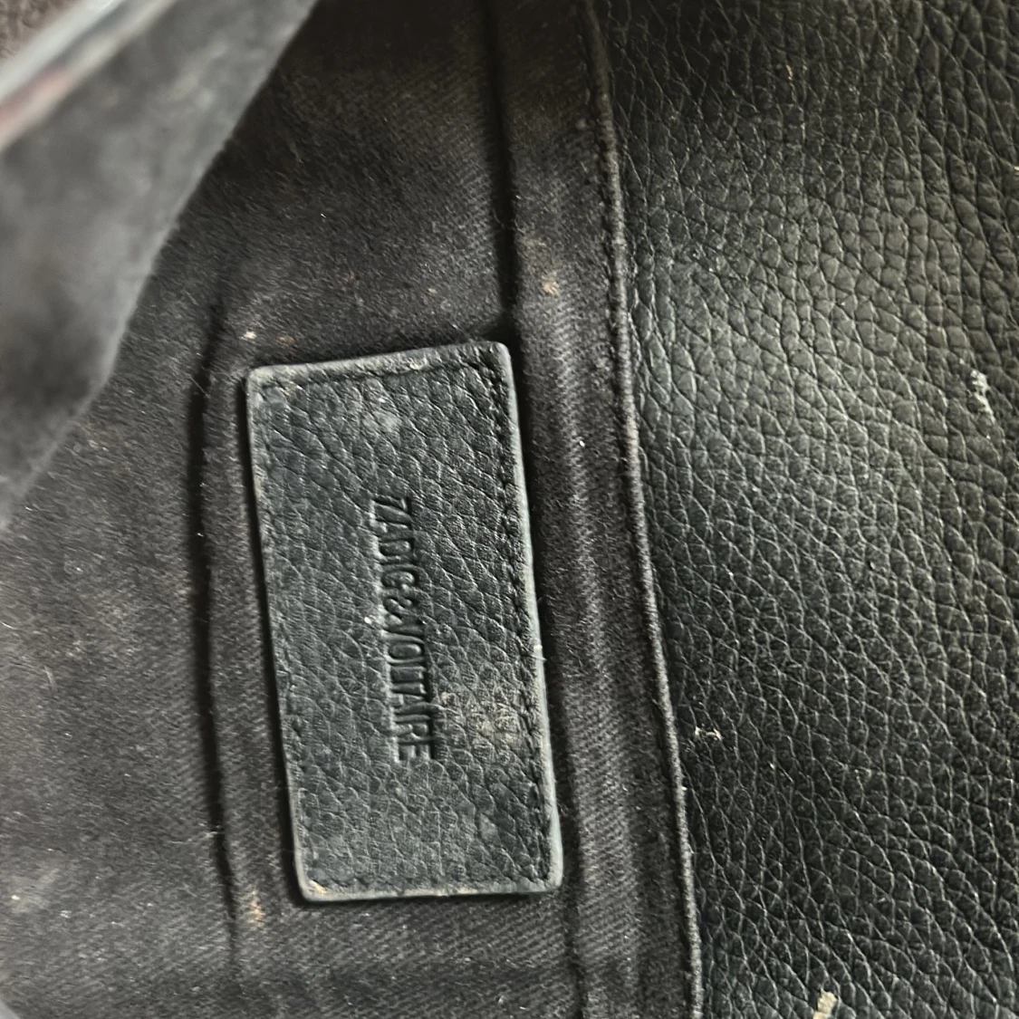 Svart Zadig & Voltaire axelväska i skinn - 2