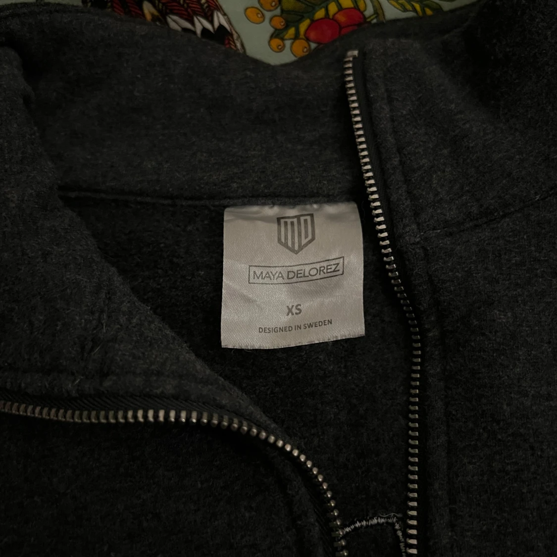 Mörkgrå half zip tröja Maya Delorez XS - 1