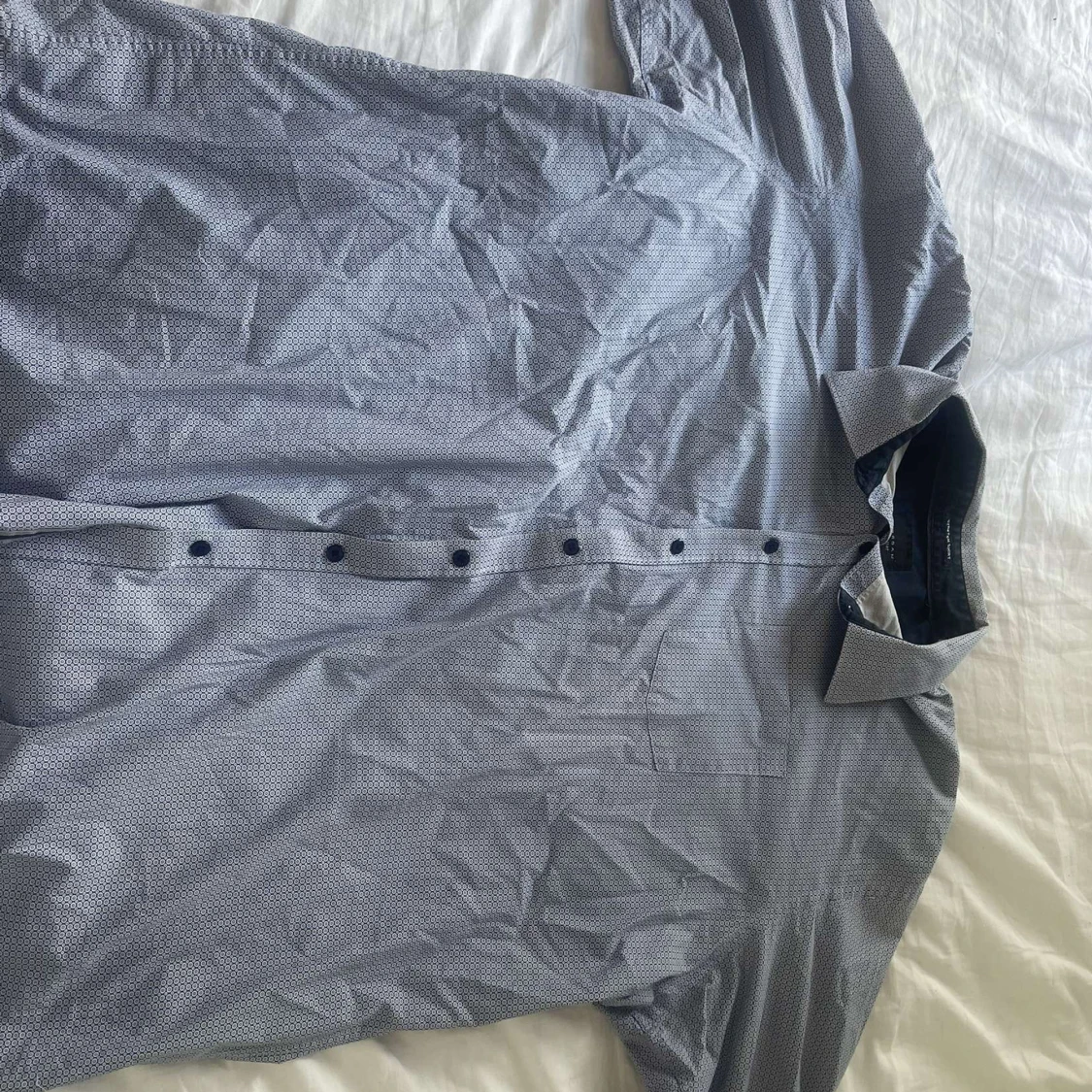 Mönstrad blå skjorta från Morgan