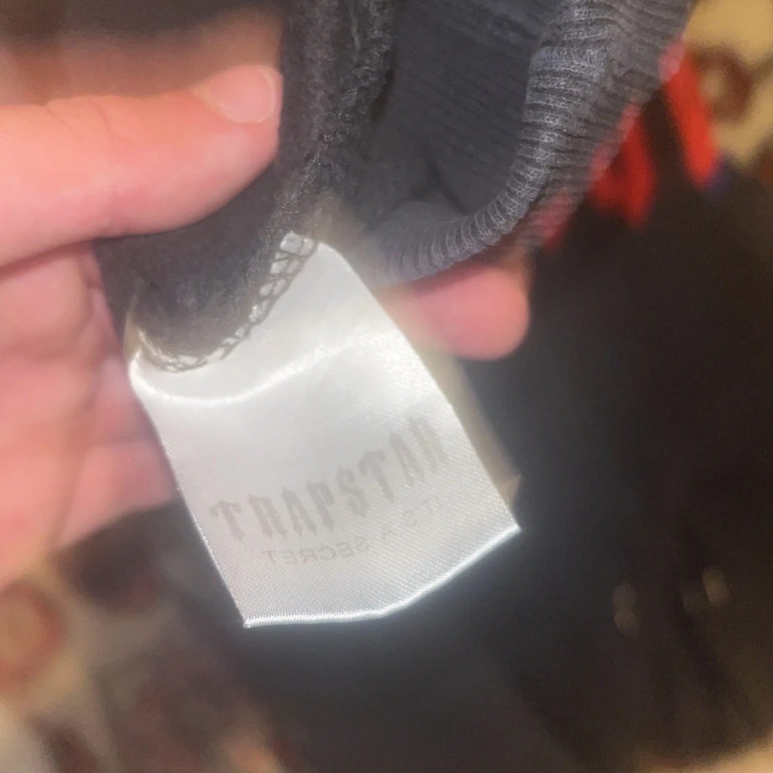 Svart Trapstar hoodie med tryck - 2