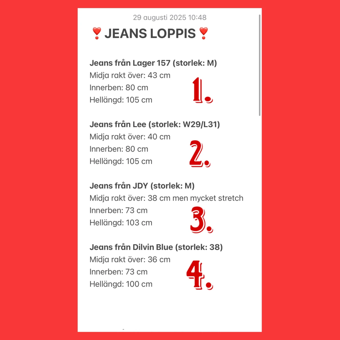 ❣️JEANS LOPPIS❣️ - 3