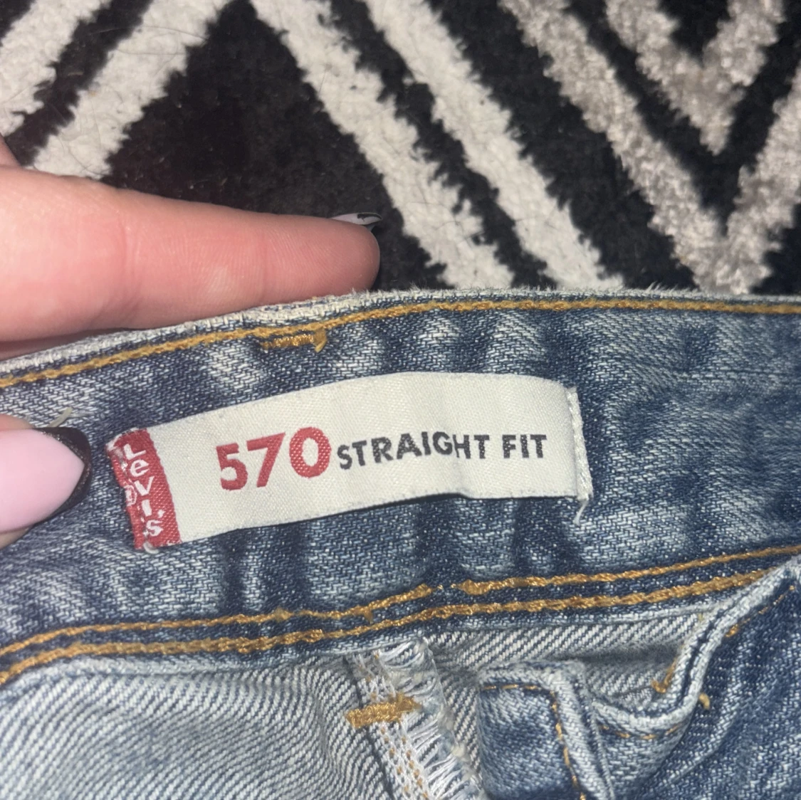 Levi's 501 ljusblå jeans straight fit - 4