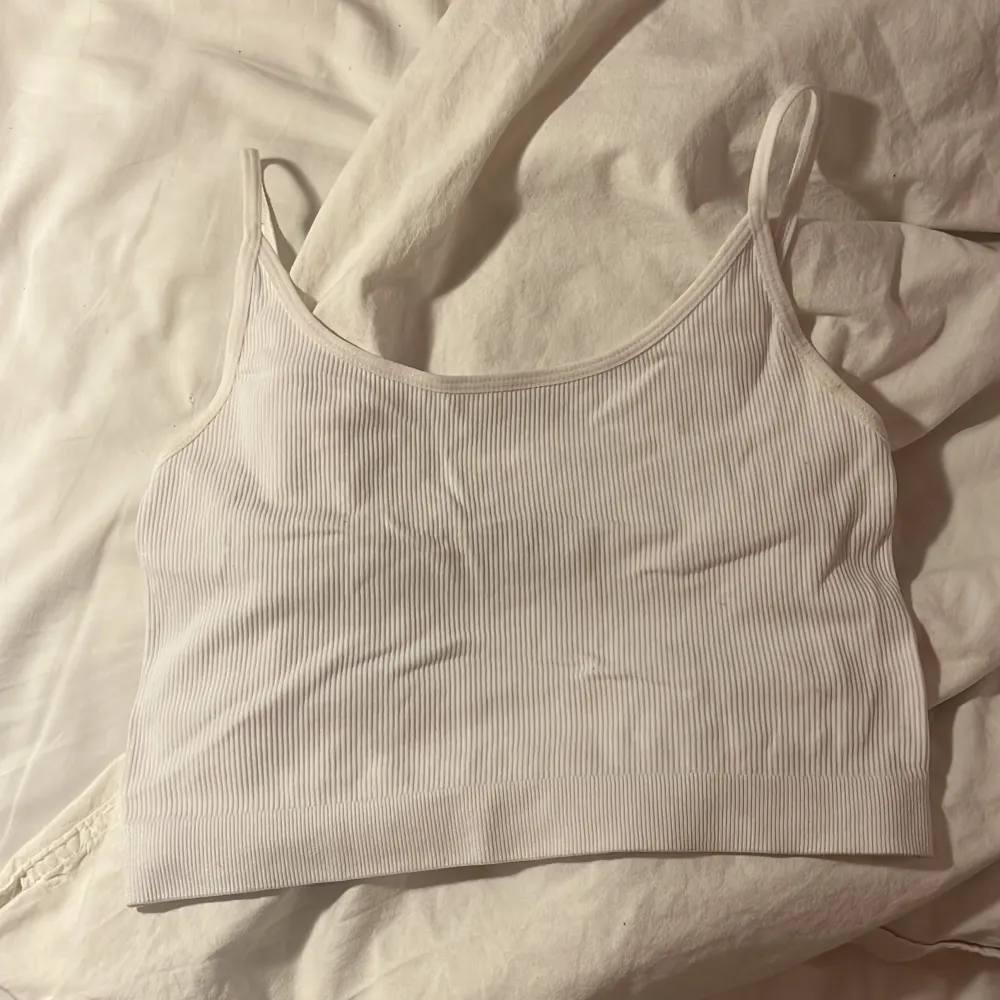 Knappt använd! Säljer då den inte har kommit till användning. Köpt på New Yorker för 79 kr, men säljer för 40 nu💕. Yläosat.