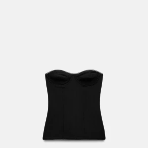 Svart korsett - Snygg svart korsett från Zara🖤 Nyskick och aldrig använd! Köptes för 230 kr