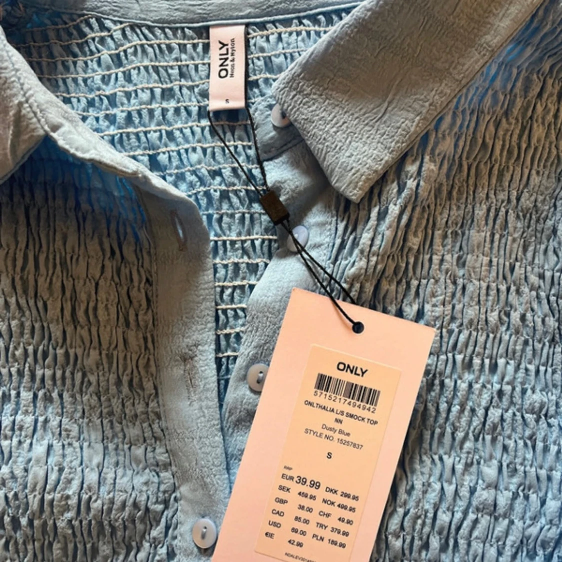 Blå blus från ONLY - 3