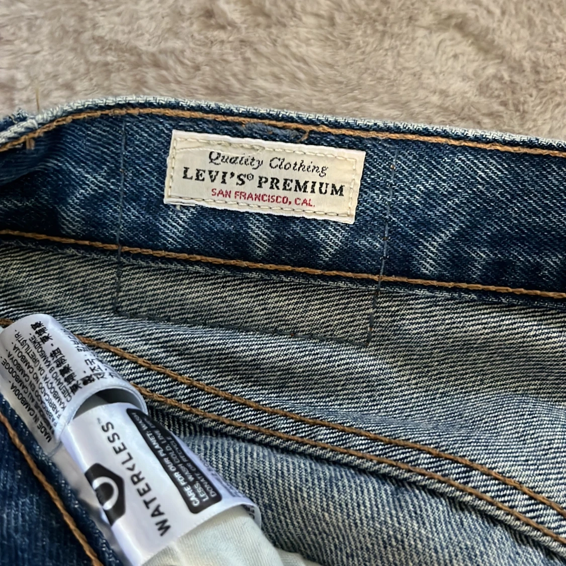 Levi's 501 blå jeans - 3