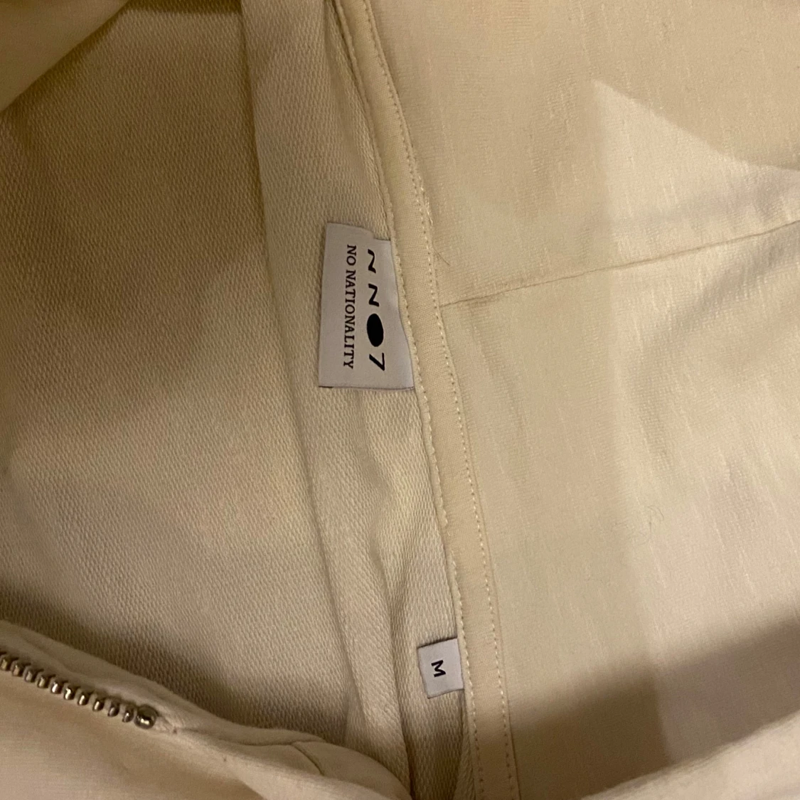 Vit/ beige zip hoodie NN07 - 2