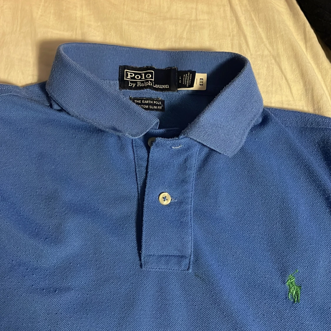 Blå piké från Polo Ralph Lauren - 4