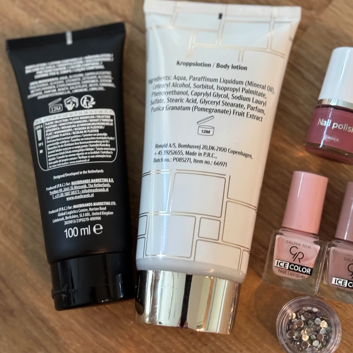 Nagellack-set med rosa toner - 1