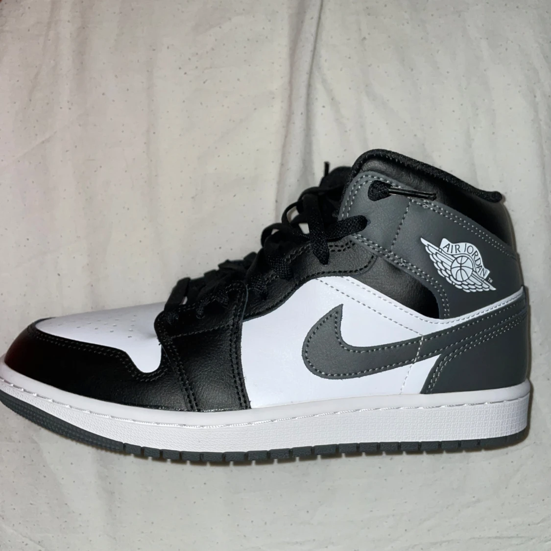 Nike Air Jordan 1 Mid svart/grå - 3