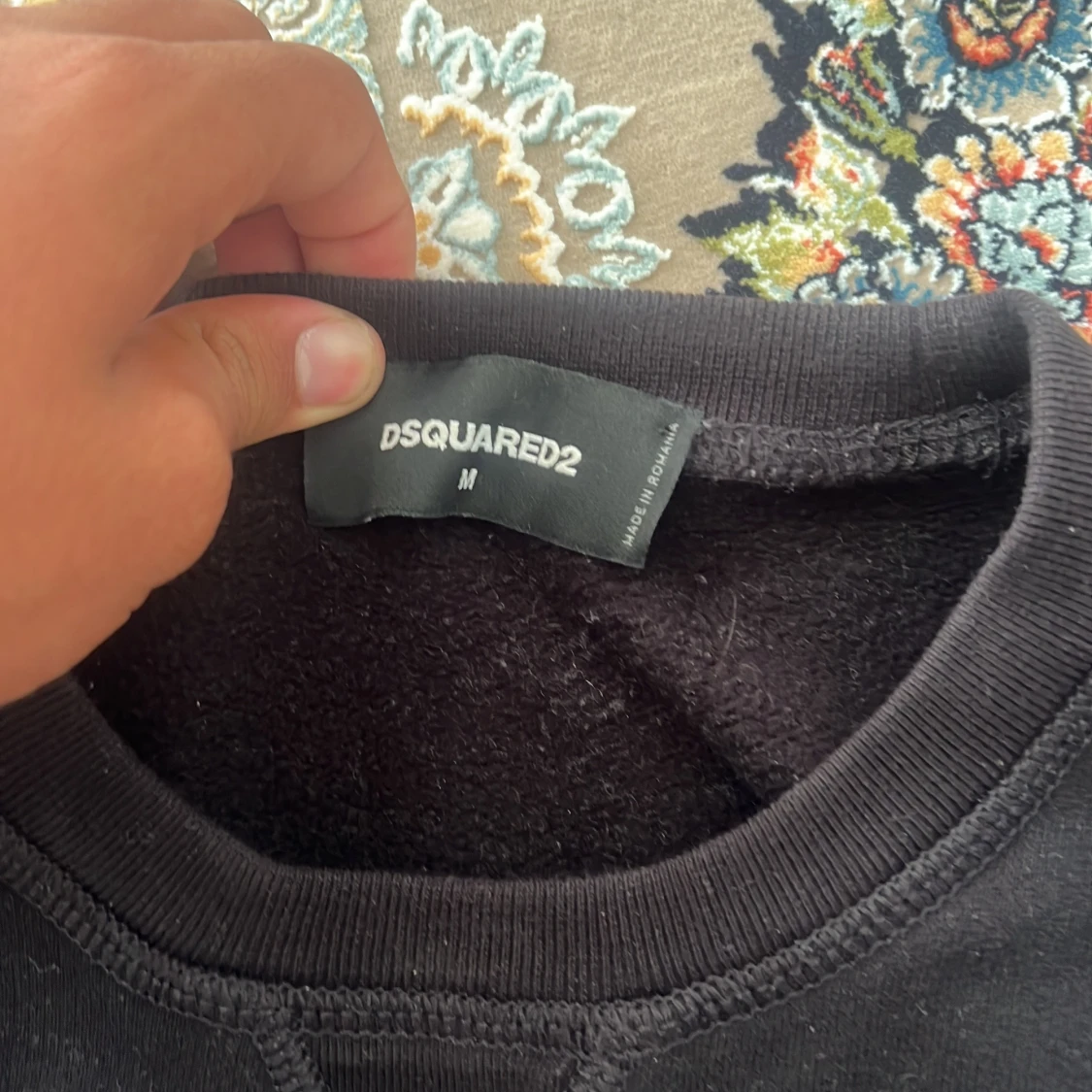 Svart sweatshirt Dsquared2 ICON - 1