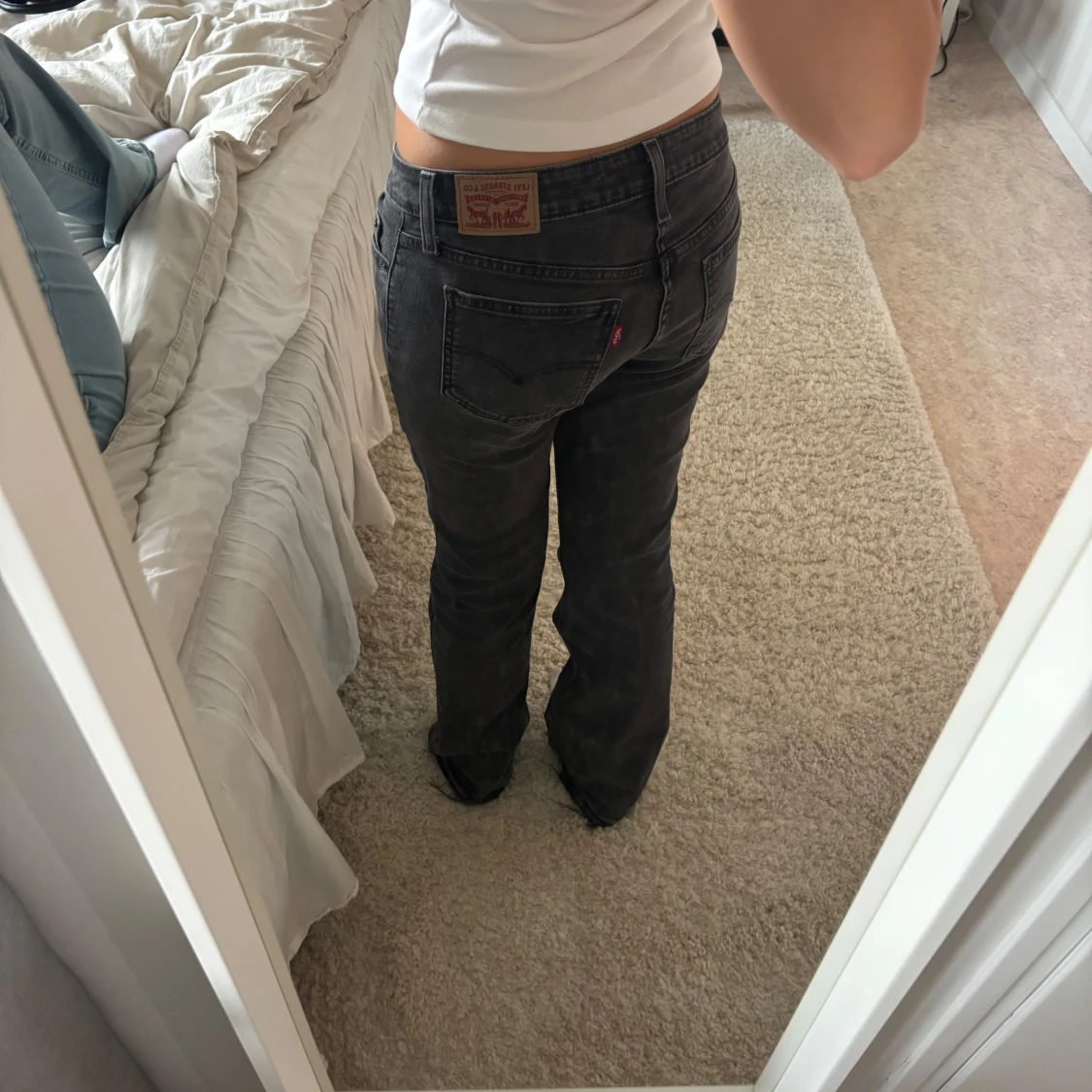Levi's Superlow Bootcut jeans grå - 1