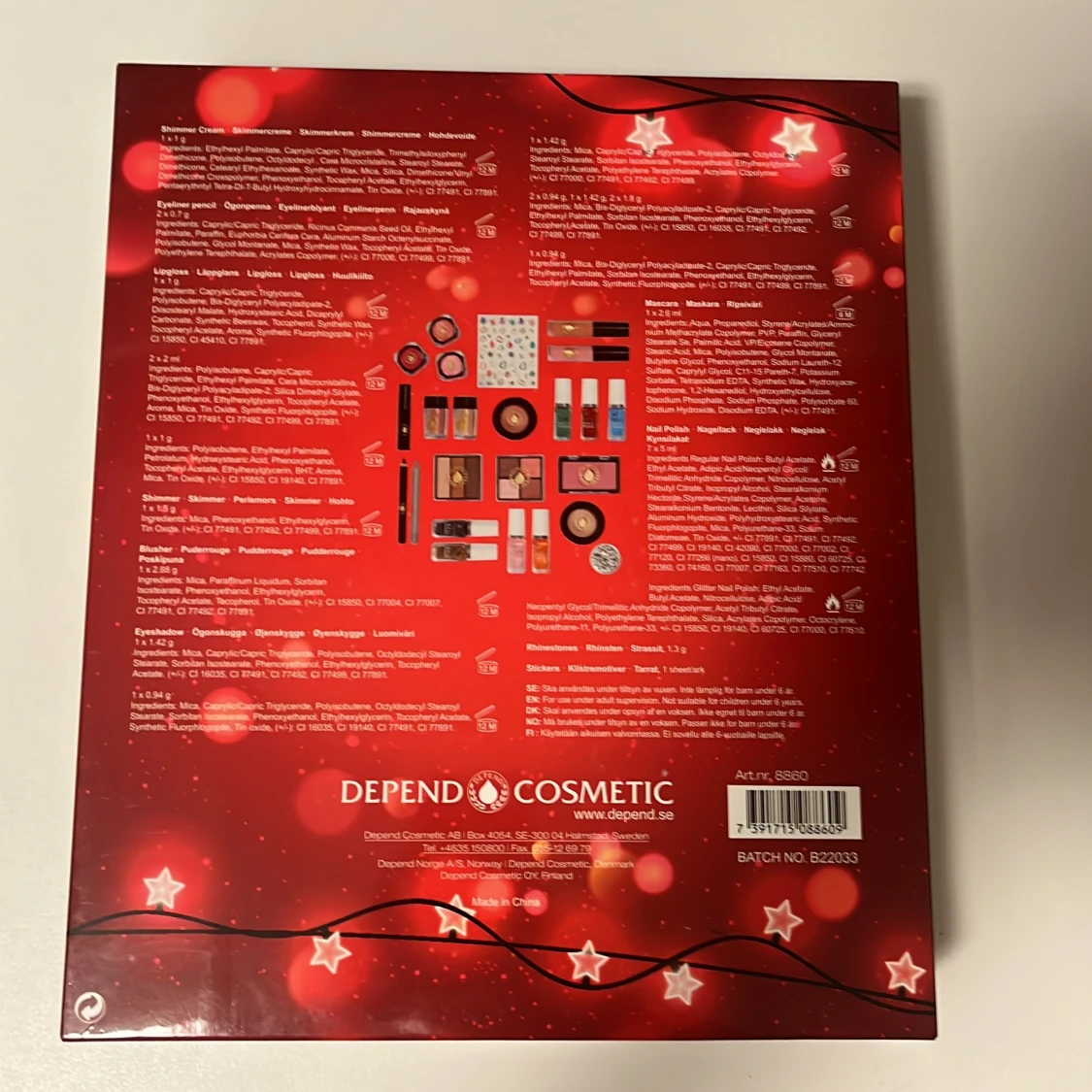 Depend Christmas Beauty Calendar - 1