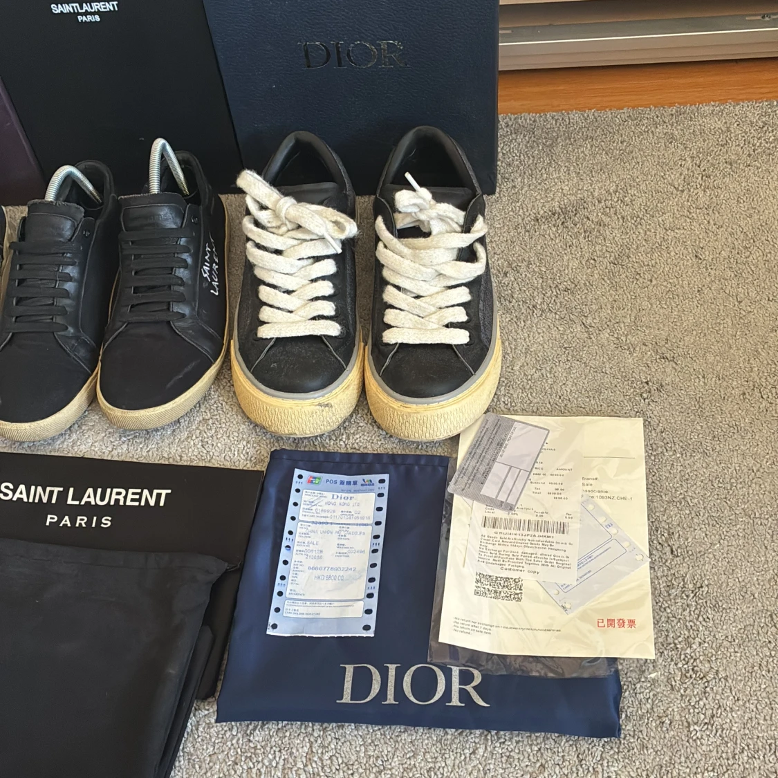 Designer sneakers och slip-ons mix - 1