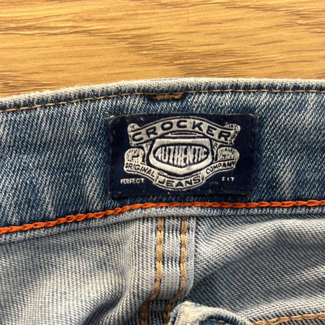 Blå jeansshorts från Crocker - 3