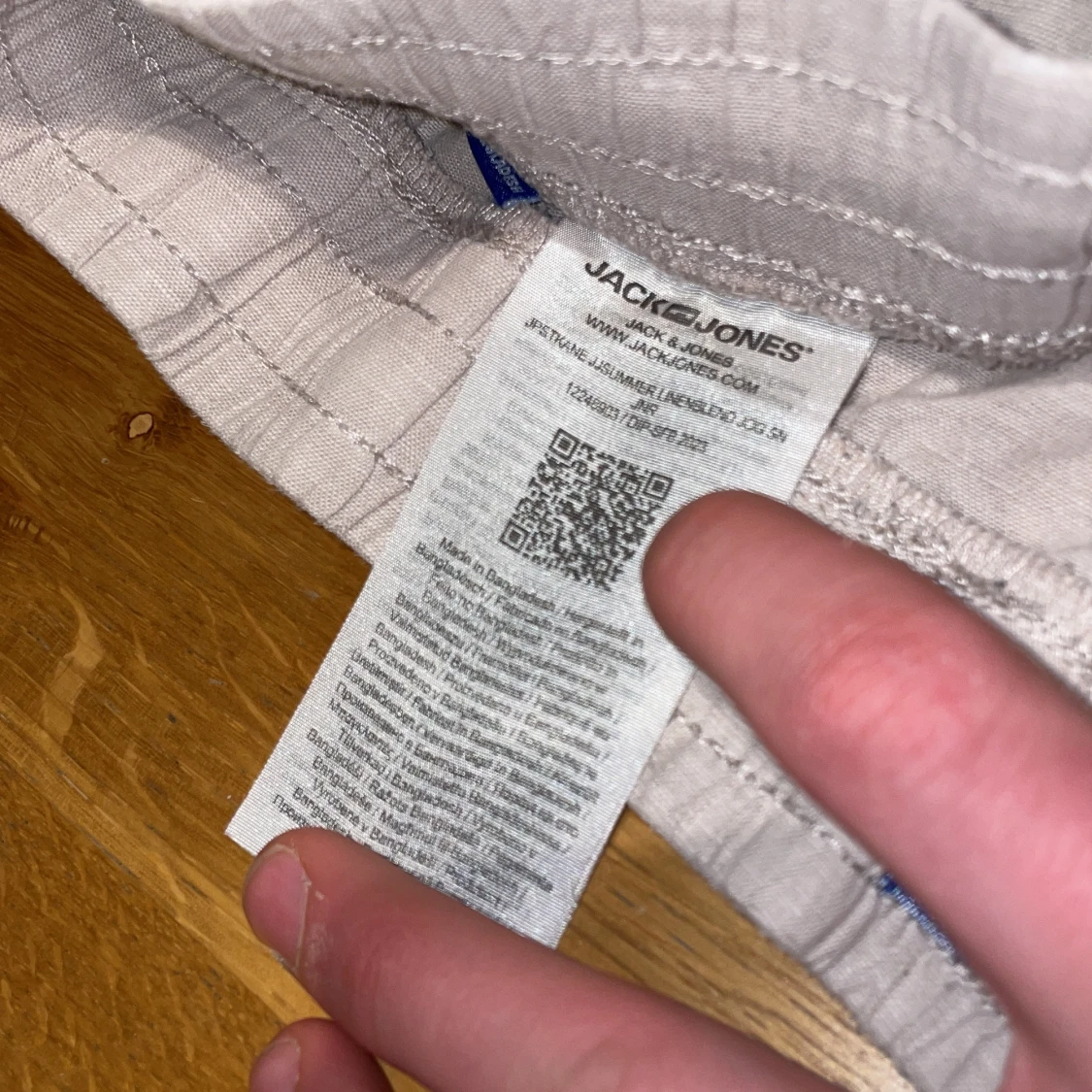 Beige linnebyxor från Jack & Jones - 2