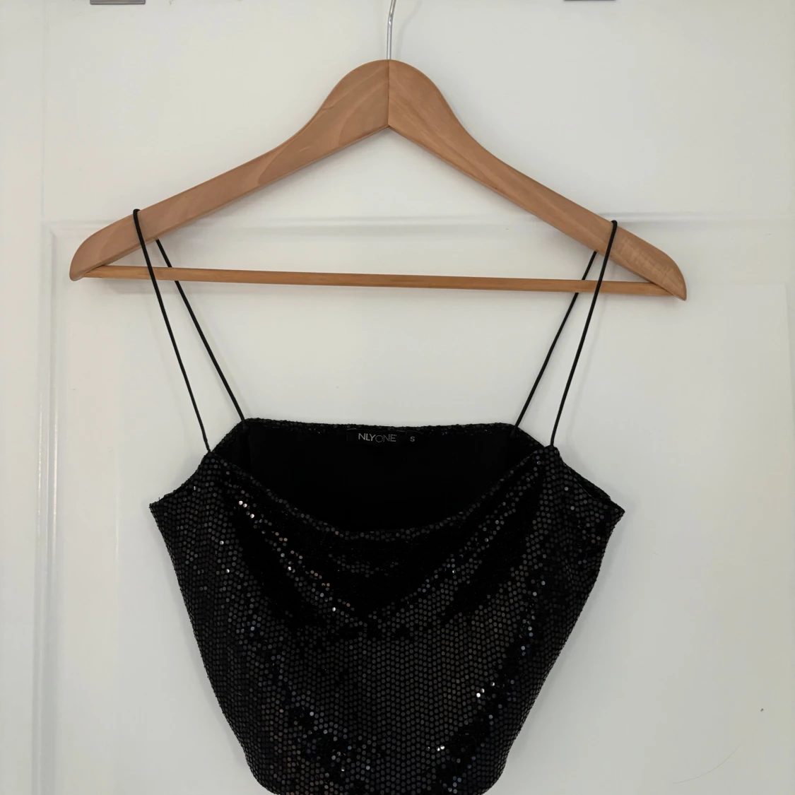 Svart paljettlinne  - 1