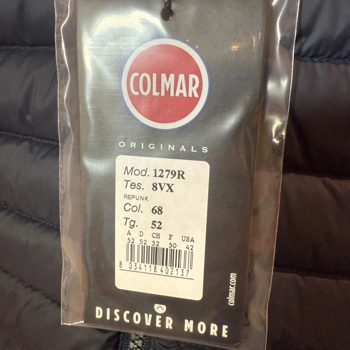 Marinblå dunjacka från Colmar - 3