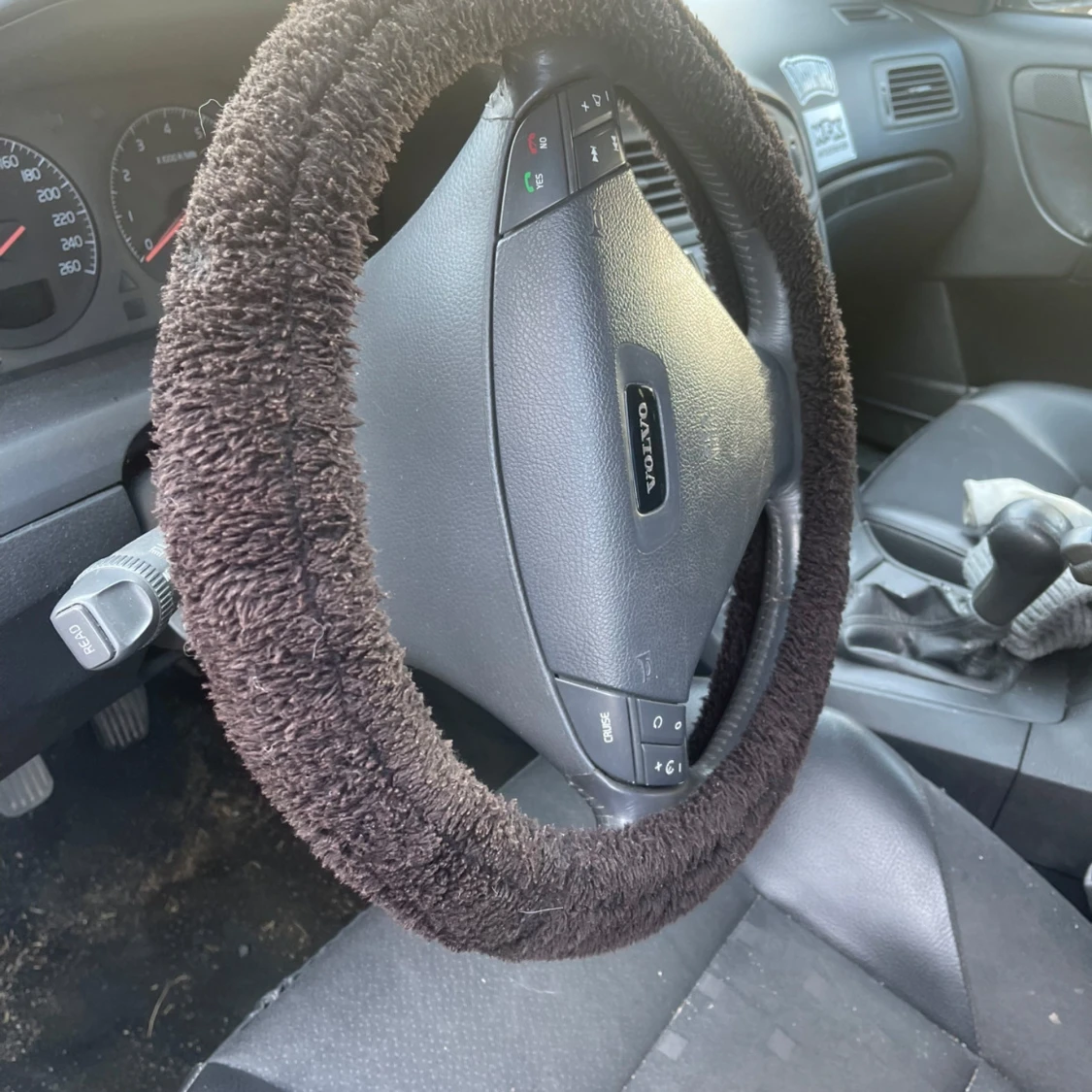 Brun rattmuff i plysch - 1