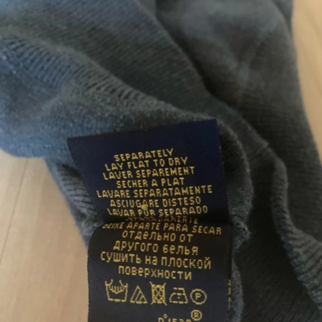 Blå stickad tröja från Polo Ralph Lauren - 4