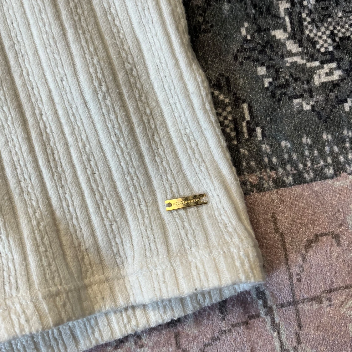 Vit ribbad topp från Holly & Whyte - 2