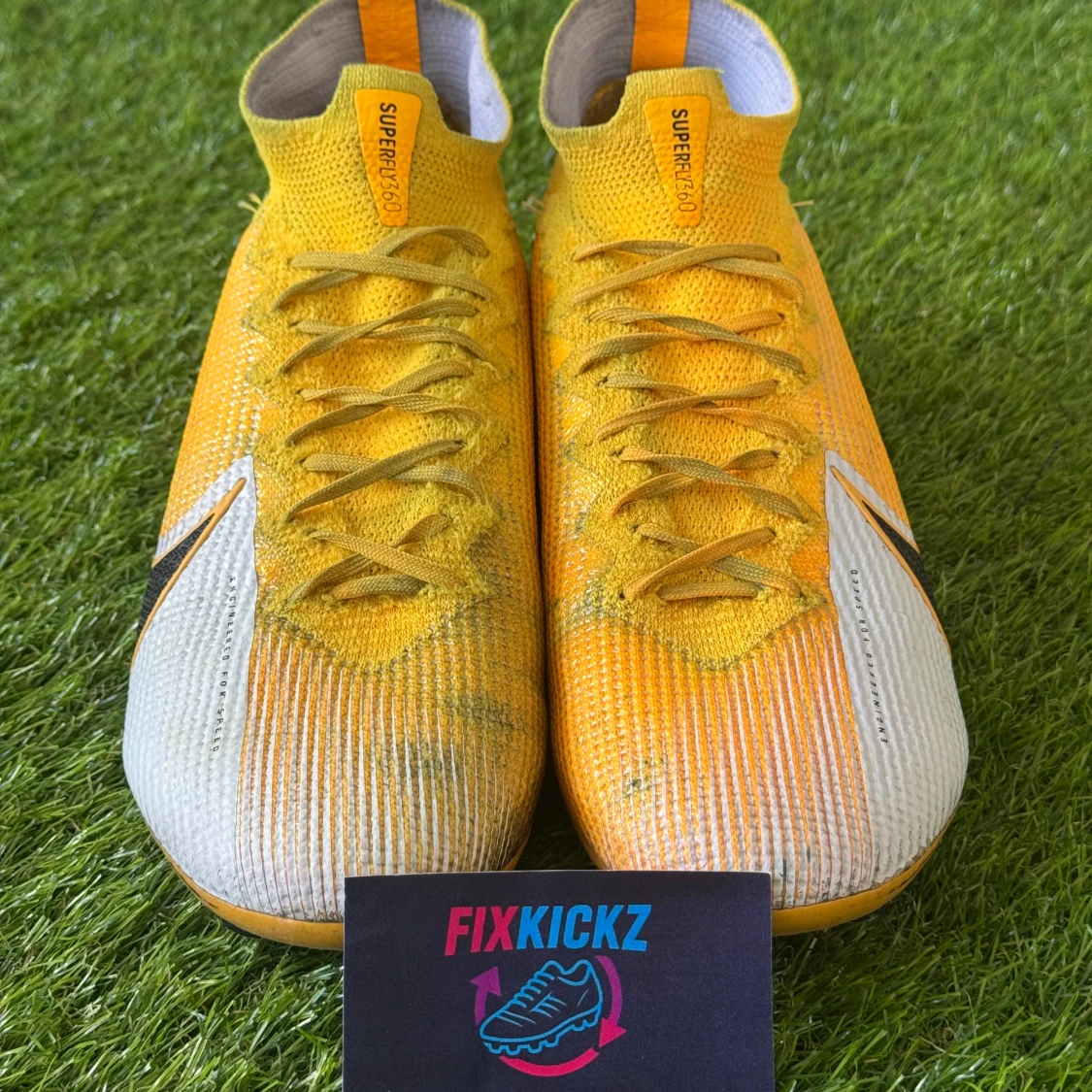 NIKE MERCURIALSUPERFLY 7 ELITE FG DAYBREAK - ORANGE/SVART/VIT