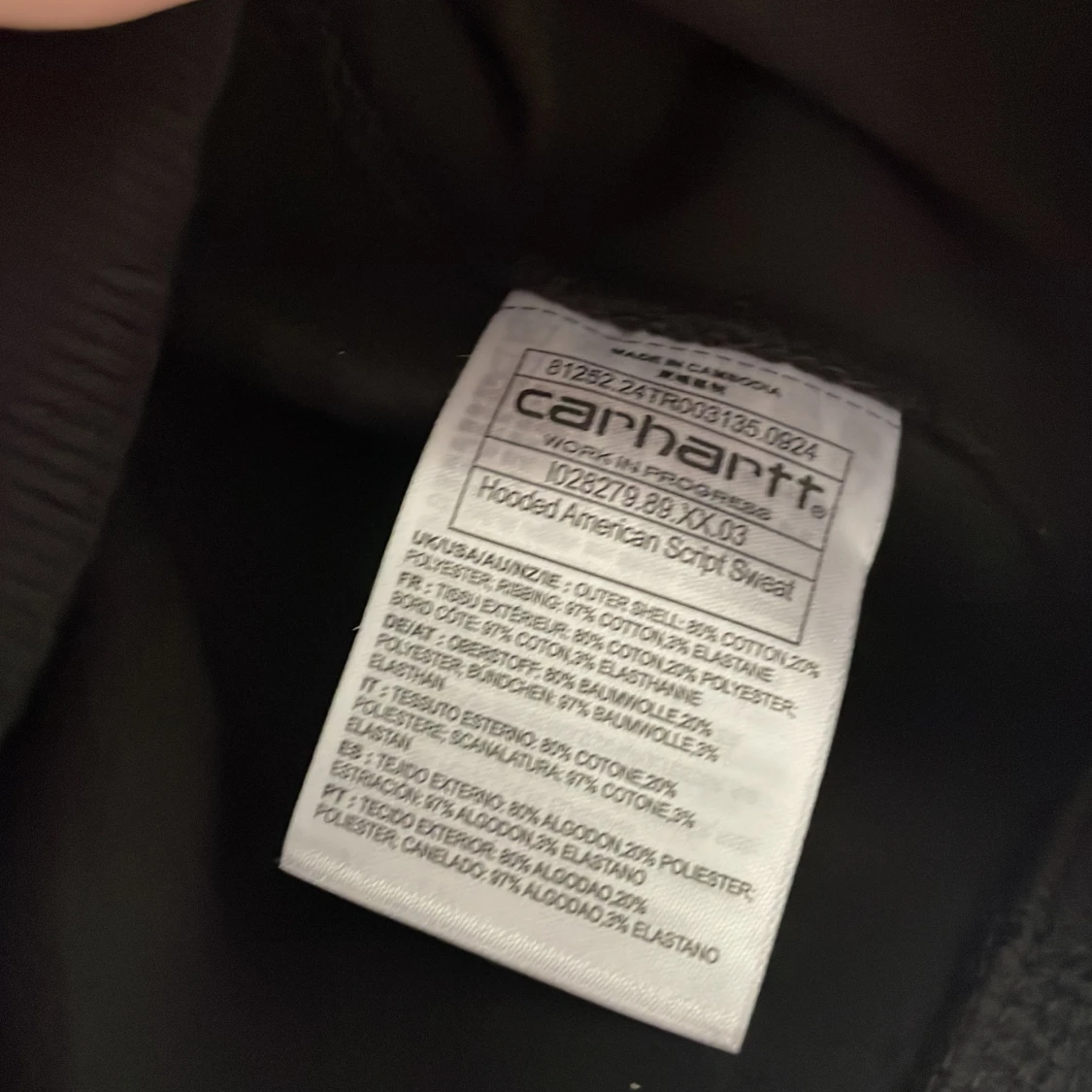 Helt ny Carhartt WIP American Script hoodie - 3