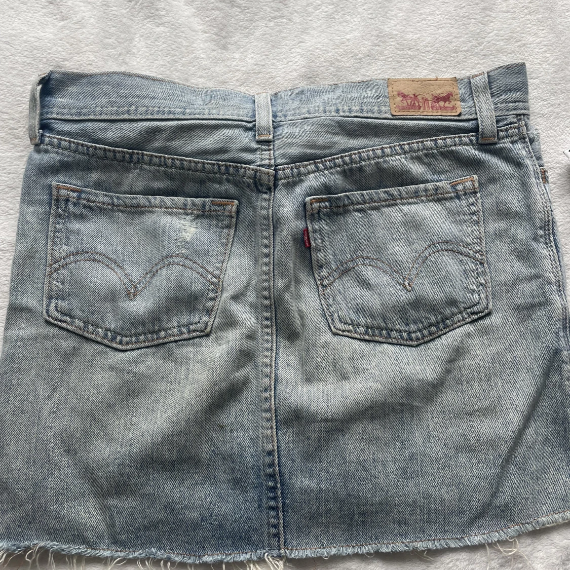 Blå jeanskjol  - 90