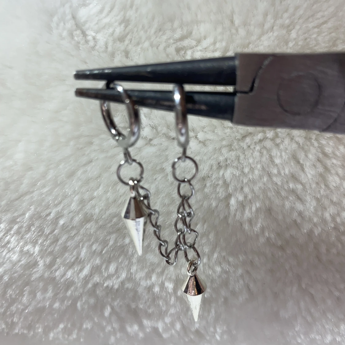 Dubble Chain stud earrings - 91