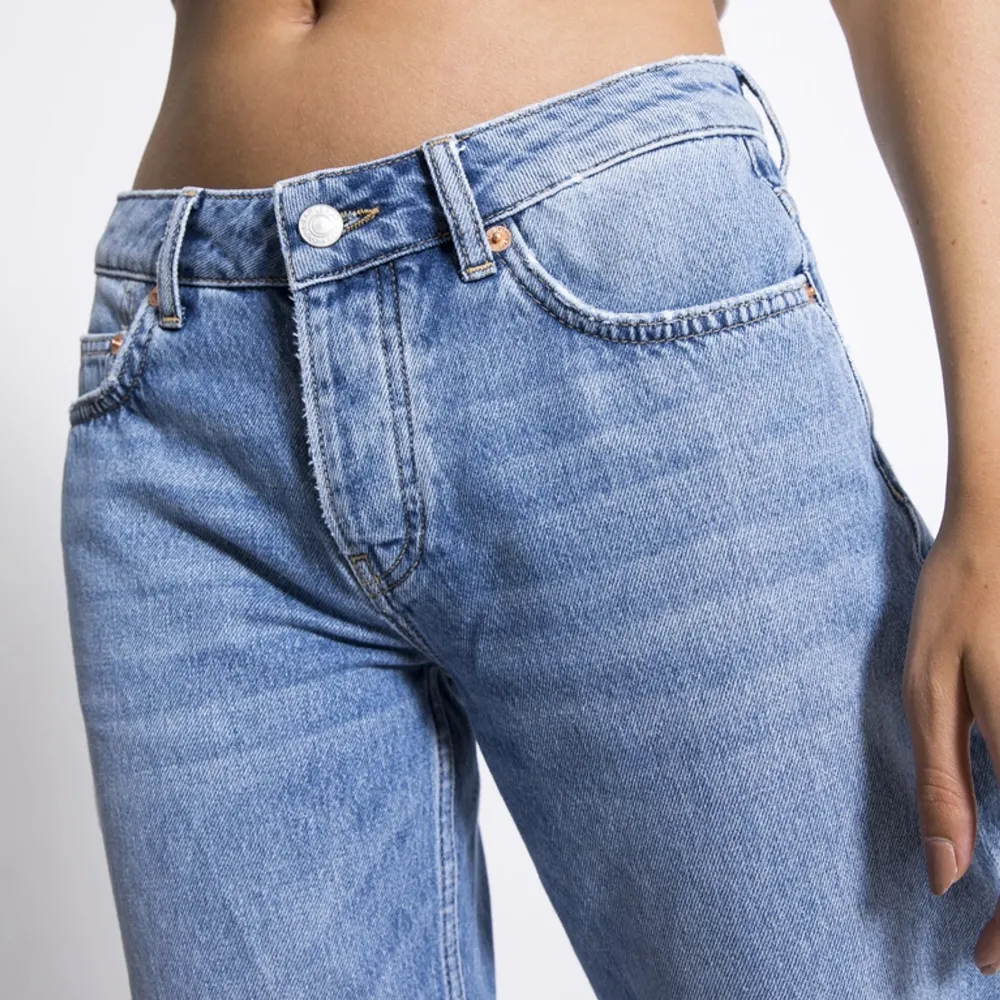 Blåa icon jeans från Lager 157. Bra skick. . Jeans & Byxor.