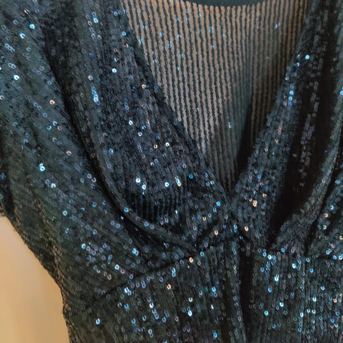 Mesh glittrig top - 91