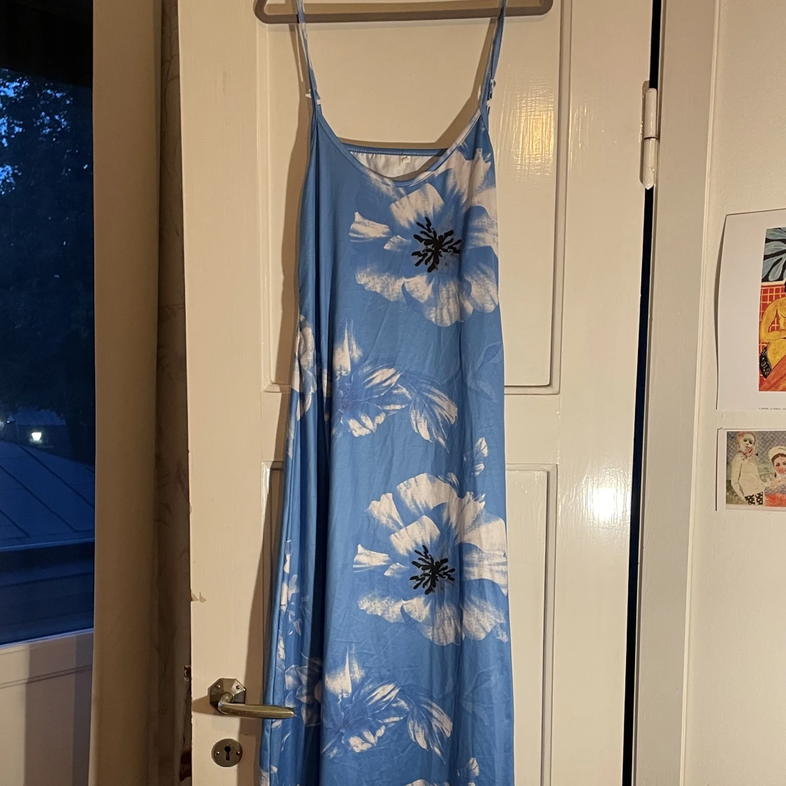 Långklänning blå!!