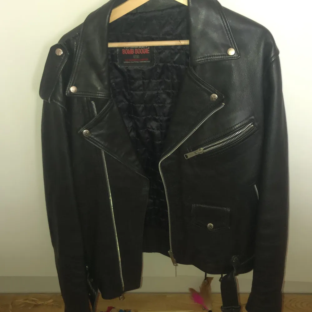 Vintage leather jacket . Jackor.