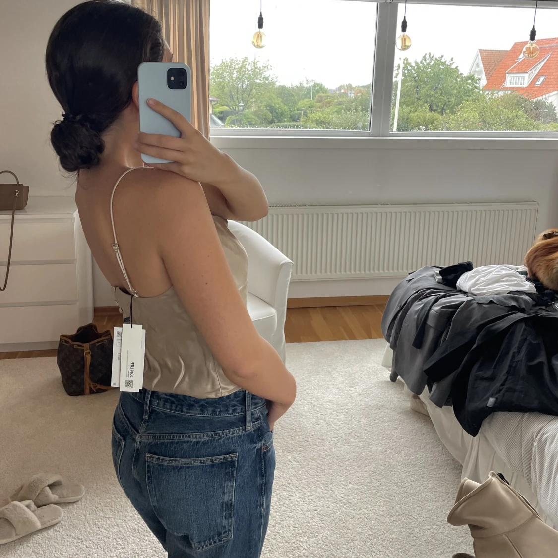 Satintopp från Zara - 91