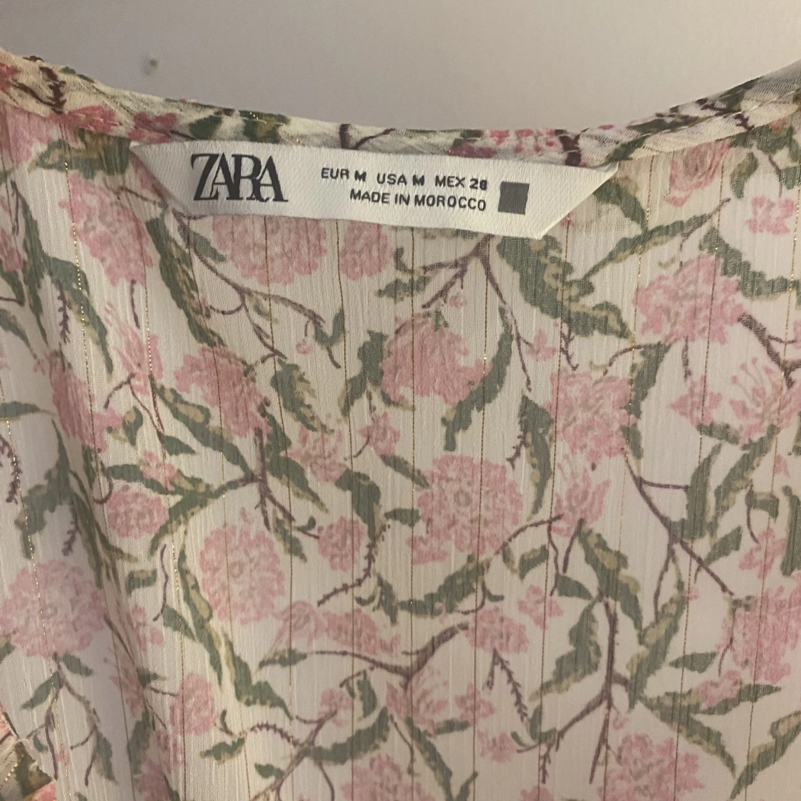 Blommig zara klänning - 91