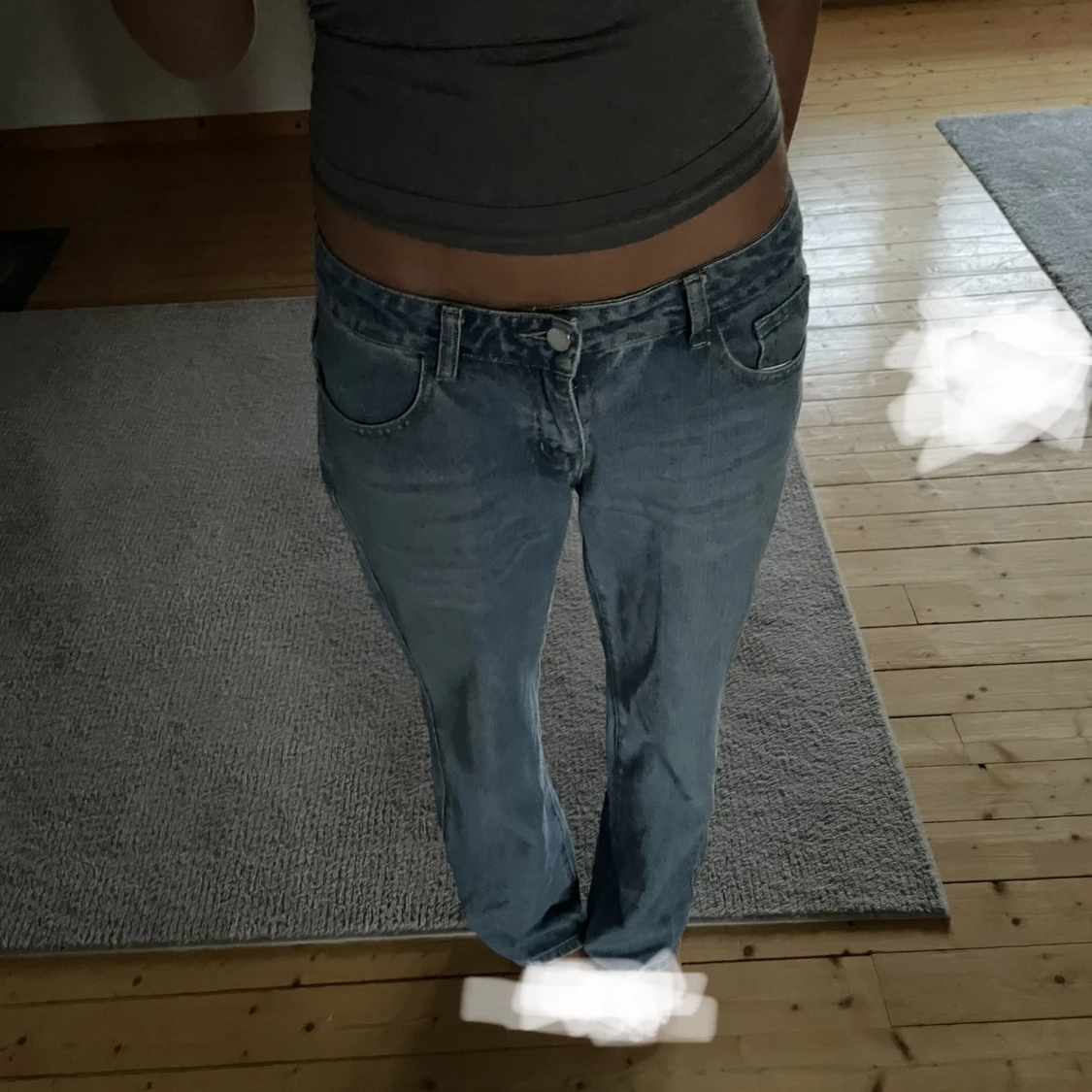 snygg lowwaist jeans