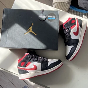 Nike Jordan 1 gym (mid) - Schyssta Jordan 1 i skick 7/10! Box ingår. Crease skydd ingår🌟