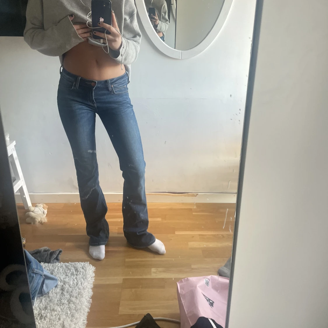 Lågmidjade jeans - 90