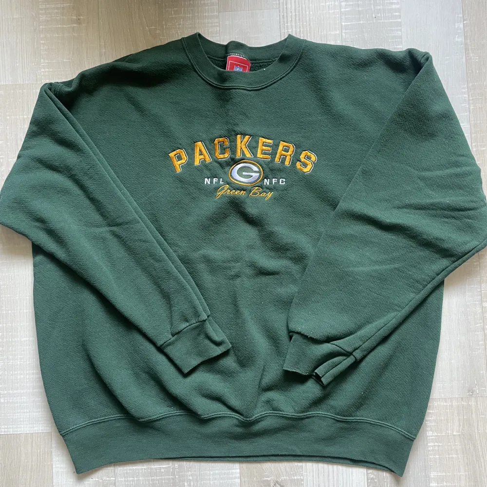 Vintage Green Bay Packers sweatshirt, storlek L. Bra skick. . Hoodies.