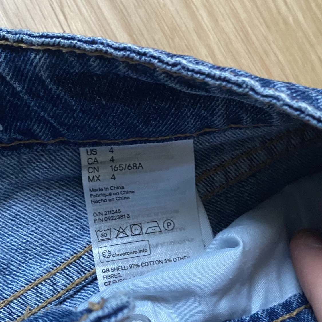 High waisted Blåa jeans - 90