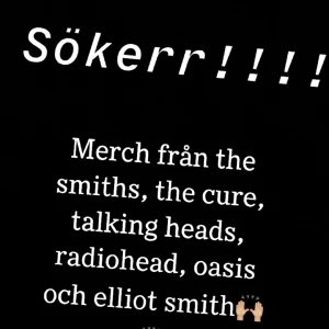 SÖKER MERCHHH - SÖKER merch från dessa artister, möts gärna upp i sthlm Och helst storlek xs-L    Pris kan diskuteras
