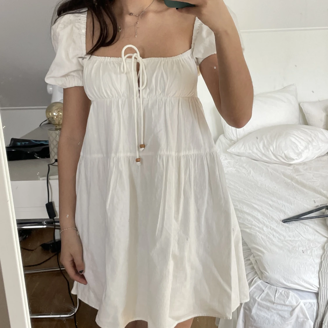Vit klänning - 90